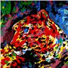 Image 3 : Limited Edition Serigraph on Paper, Vibrant Leopard, Signed & Numbered