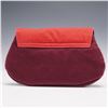 Image 3 : Swarovski Red Suede Clutch