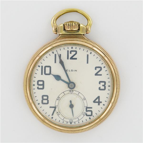 Elgin Nat'L Watch Co. 16S LS Keystone 10K Gold Filled Case Pocket Watch