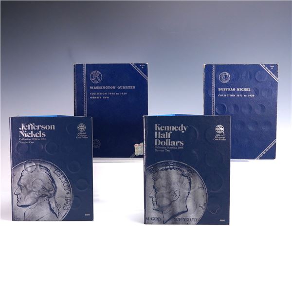 4pc 1913-1986 Whitman U.S. Coin Folder Collection