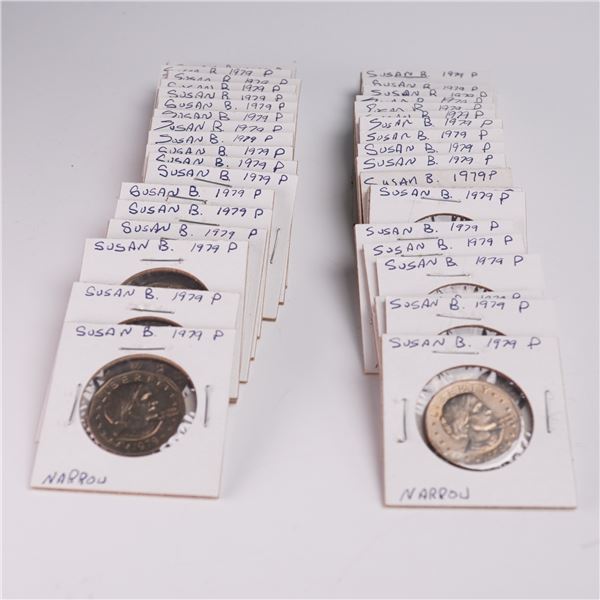 40pc 1979-P Susan B. Anthony Dollar One Coin Collection