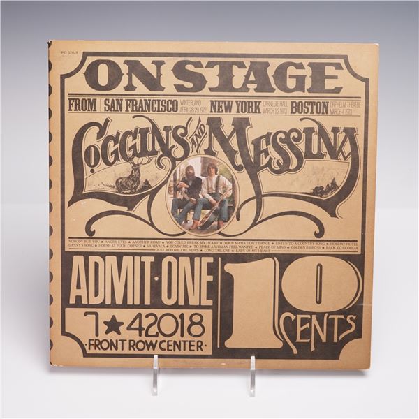 Columbia Records Loggins and Messina 2 Vinyl Records, On Stage