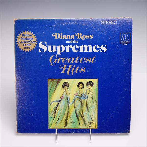 Motown Records Diana Ross and the Supremes 2 Vinyl Records, Greatest Hits