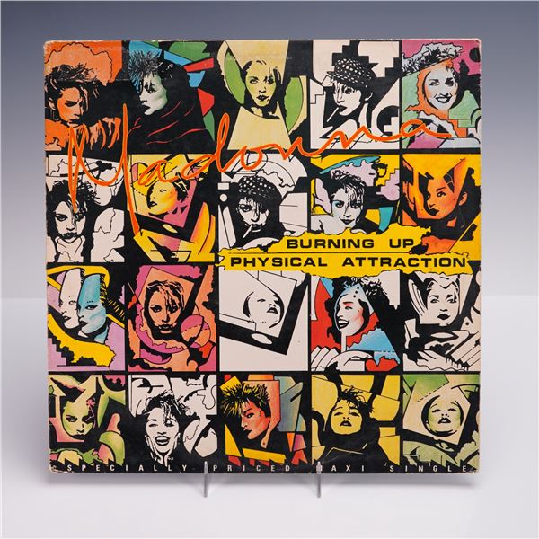 Sire Records Madonna Vinyl Record, Burning Up Physical Attraction