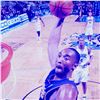 Image 2 : Kobe Bryant Slam Dunk Color Photograph Print w/ NBA Authentication Hologram