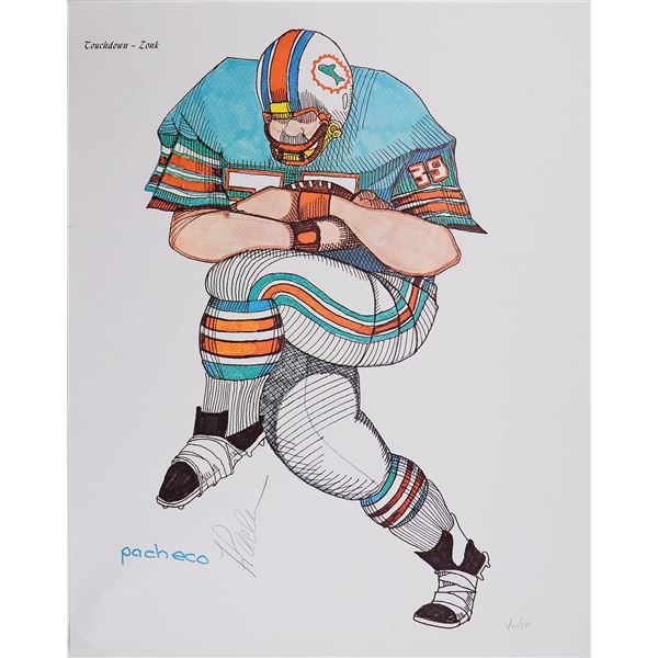 Ferdie Pacheco, Touchdown - Zonk, Signed and Numbered Limited Edition Print