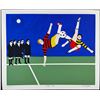 Image 1 : Mark Sabin (1936) Signed Screenprint, Stop Time (Soccer)