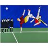 Image 2 : Mark Sabin (1936) Signed Screenprint, Stop Time (Soccer)