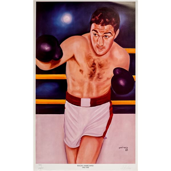 Ferdie Pacheco, Rocky Marciano 1952-1956, Signed and Numbered Limited Edit
