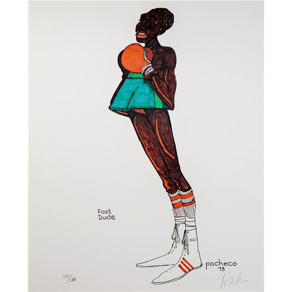 Ferdie Pacheco, Fast Dude, Signed and Numbered Limited Edition Print