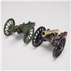 Image 6 : 8pc Assorted Miniature Cannons, Mixed Metal and Painted Models