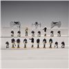 Image 5 : 22pc Metal  Colonial Soldiers and Artillery Figurines
