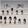 Image 7 : 22pc Metal  Colonial Soldiers and Artillery Figurines