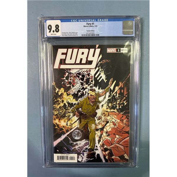 Fury #1 (2023) Marvel Comics Chris Samnee Variant Cover CGC 9.8 NM/M