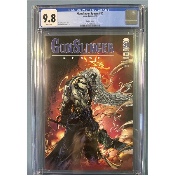 Gunslinger Spawn #10 CGC 9.8 Variant Cover B Image Comics 7/22