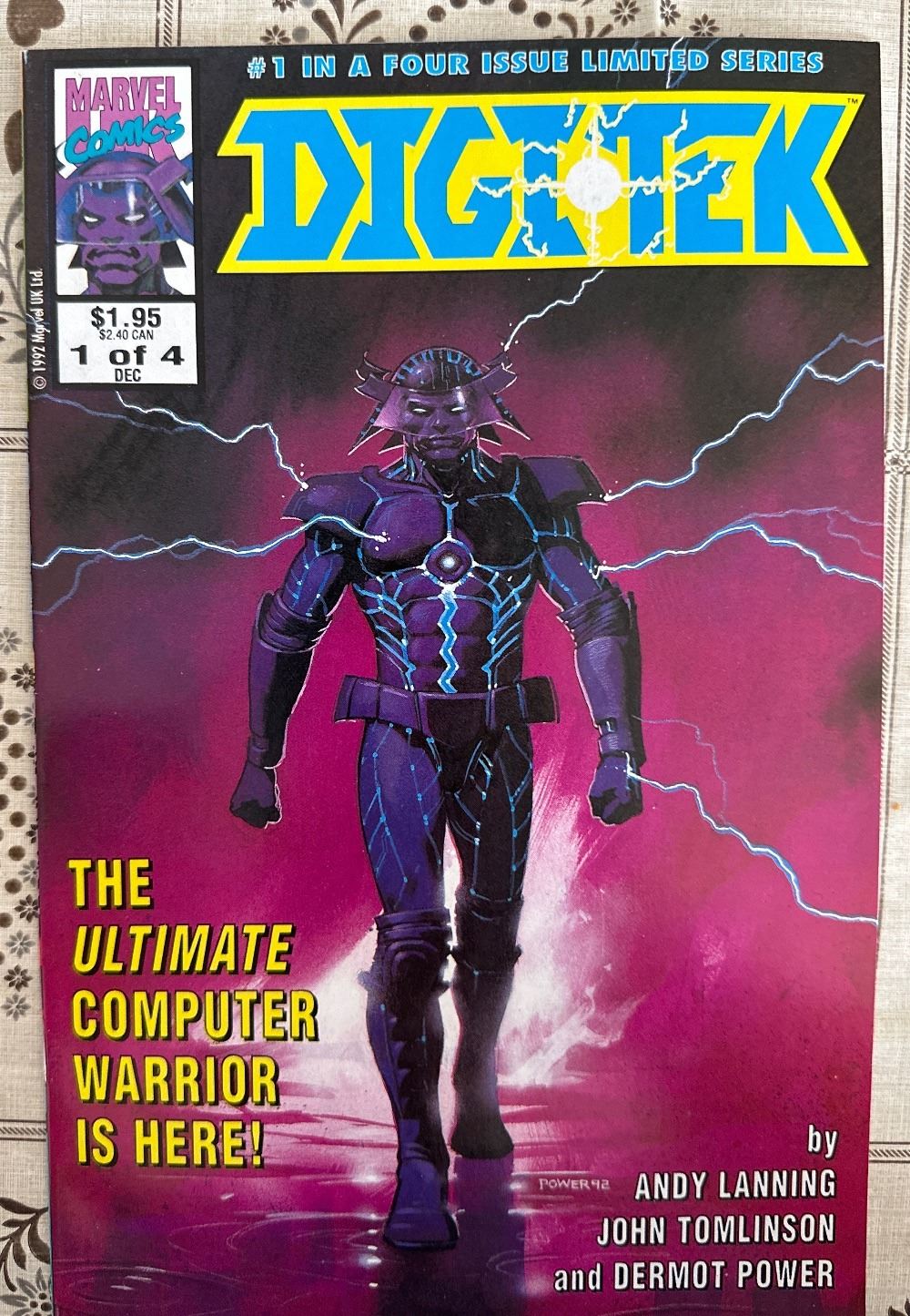 Digitek #1 (Marvel Comics, 1992) The Ultimate Computer Warrior is Here!