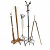 Image 1 : Group of 5 Floor Lamps & Coat Hangers