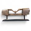 Image 1 : Modern Wooden Sculpture Mounted on Stand - approx. 24" Long