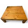 Image 1 : 4ft Square Solid Wood Coffee Table