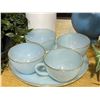 Image 2 : Group of Assorted Home Decor - includes Faux Vegetal Decor, Vases & Blue & Gold Tea Set
