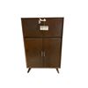 Image 1 : William Modern Mid-Century Style Bar Cabinet - approx. 32" x 19"" x 51". Retail Value $1,399.99 (Kno