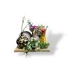 Image 1 : Group of Assorted Home Decor - includes a Framed Picture, Faux Vegetal Decors & Vases