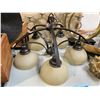 Image 4 : Group of Assorted Home Decors - includes chandelier, lamps, Wooden Storage Boxes & More