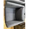 Image 2 : Set of 3 Ikea Ekero Dark Blue Armchairs - Retail Value each $249.00