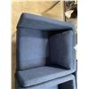 Image 3 : Set of 3 Ikea Ekero Dark Blue Armchairs - Retail Value each $249.00