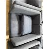 Image 4 : Set of 3 Ikea Ekero Dark Blue Armchairs - Retail Value each $249.00