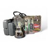 Image 1 : Camping Set - includes 2 Working Condition LED Lanterns/Disposable BBQ, Outdoor Edge Survival Knife 