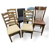 Image 1 : Group of 6 Assorted Modern Chairs