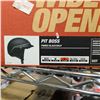 Image 2 : Motorcycle Helmet "Pit Boss" Black, Size M - Used for Movie Set Dec