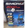 Image 3 : Open Box Simoniz 2000 PSI Electric Pressure Washer - Untested