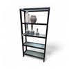 Image 1 : 5-Tiers Wooden Modern Shelf w/ Glass Top  - Retail Value $694.99