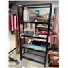 Image 2 : 5-Tiers Wooden Modern Shelf w/ Glass Top  - Retail Value $694.99
