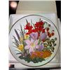 Image 2 : Group of 5 Franklin & Wedgwood Porcelain Collection Plates "The Flowers of the Year" - includes Marc