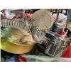 Image 3 : Shelf Group Lot - includes Kitchenware/Dish Plates/Cookware & More