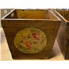 Image 3 : Antique Small Furnitures Lot - includes Set of 2 Hand Painted early 1900's Storage Wooden Boxes/ Vas
