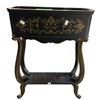Image 2 : Bombay Decorative Wood Painted Pedestal Plant Stand