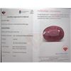 Image 3 : 9.45 ct Certified Red Ruby gemstone ($14,175 Appraisal)