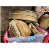 Image 2 : Large Group of Misc. Rattan & Wooden Bowl Kitchen Utensils - approx. 50 pcs