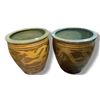 Image 1 : Pair of 20" Vintage Chinese Pottery Egg Pot Dragon