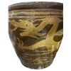Image 4 : Pair of 20" & 16" Vintage Chinese Pottery Egg Pot Dragon