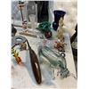 Image 4 : Vintage Group of Decor - includes Glass Bull Sculpture/Galileo Glass Thermometer & More