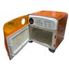 Image 2 : Sharp Half Pint Carousel Orange Microwave Oven- Model R-120DR ( Unested)