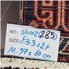 Image 2 : AUTHENTIC HAND-MADE Persian Rug Shiraz - 3.3" 2 ft