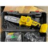 Image 2 : Imoumlive 8" Mini Cordless Chainsaw w/ Case - Battery is missing