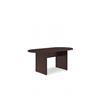 Image 1 : Essentials Series 72 Oval Espresso Conference Table - Model LLR8230, 29.5" x 72" Width x 36"  D . (R