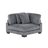Image 1 : Moe's Home Collection Tumble Corner Sectional Piece, 43", Charcoal - R.V. $829.99